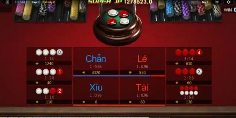 Các hình thức cược xóc đĩa đa dạng tại BK8