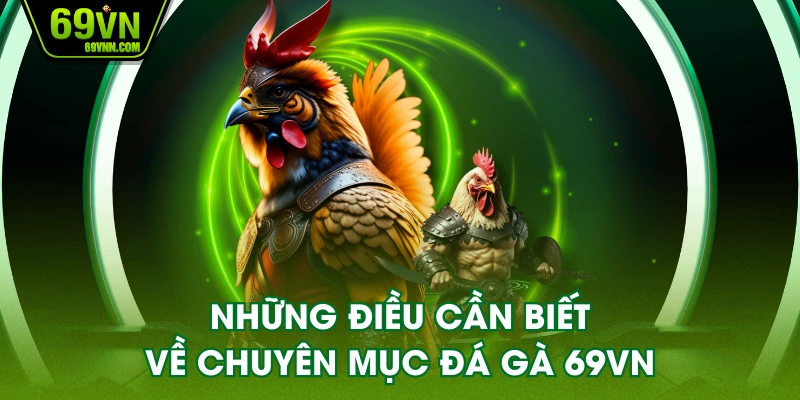Những điều cần biết về chuyên mục đá gà 69VN